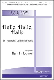 Halle, Halle, Halle SATB choral sheet music cover Thumbnail